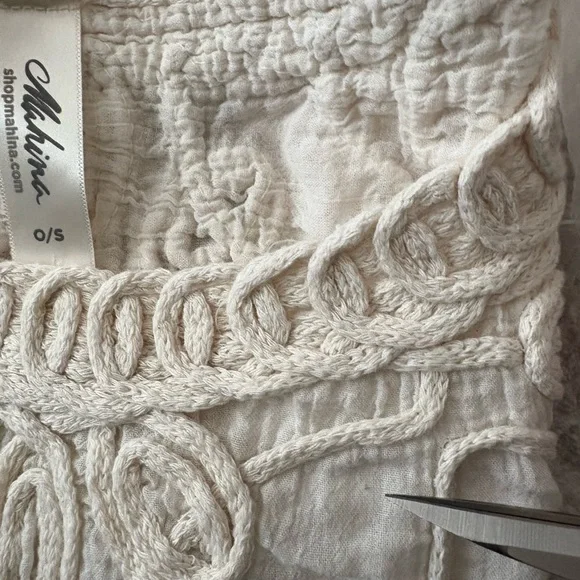 Mahina Boutique Crochet Sleeveless Crop Top O/S Small - Picture 15 of 16